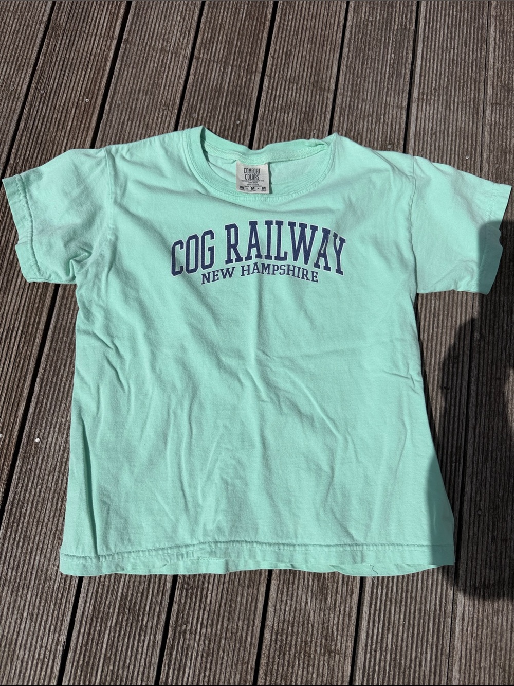 Comfort Colors COG Railway New Hampshire Kids Tee - Mint